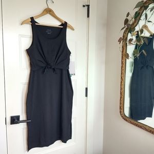 Pact Sleeveless Black Dress